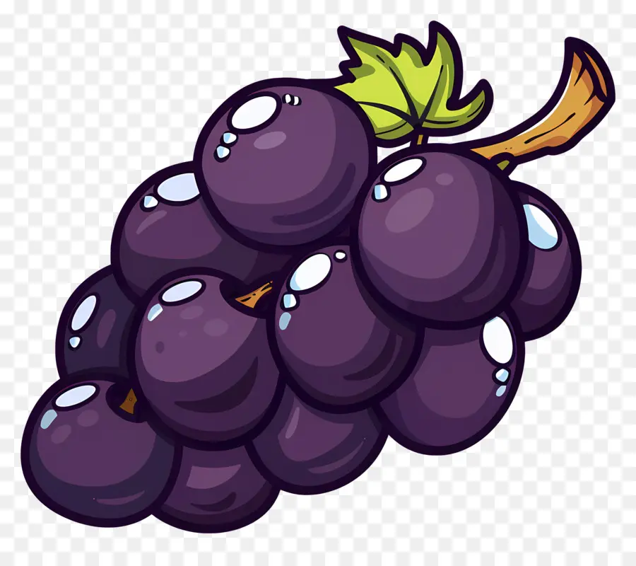 Uvas，Uvas De Desenho Animado PNG