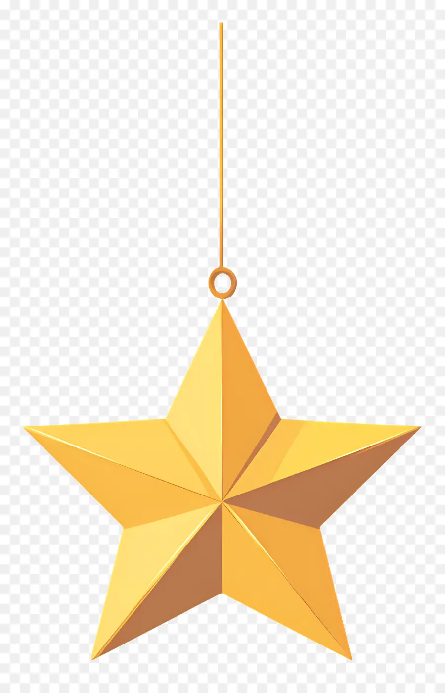 Estrela De Natal，Estrela Pendurada PNG