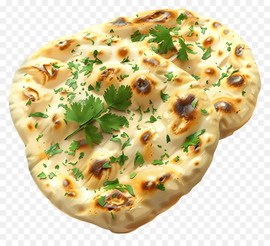 Pão Naan，Coentro PNG