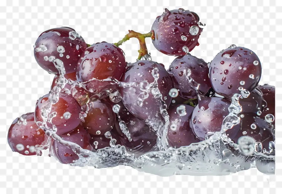 Respingo De Uvas，Uvas Vermelhas PNG