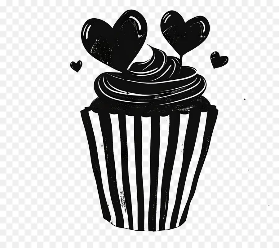 Contorno De Cupcake，Bolinho PNG