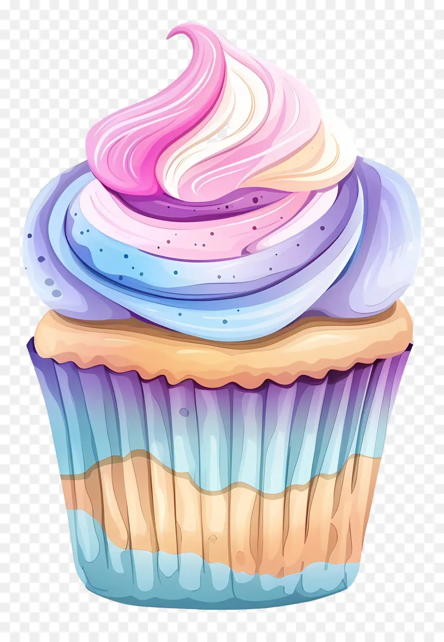 Bolinho Fofo，Cupcake Com Cereja PNG