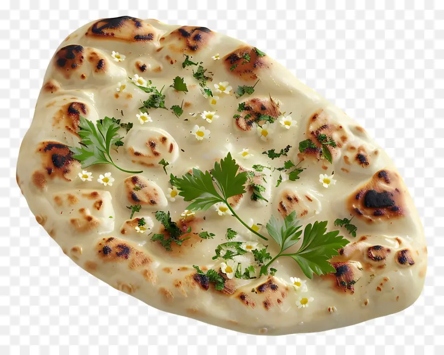 Pão Naan，Pão Achatado PNG