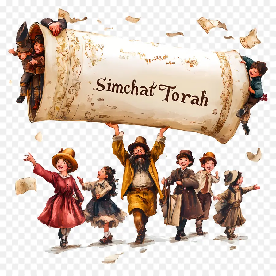 Simchat Torá，Celebração Da Torá Em Simchat PNG