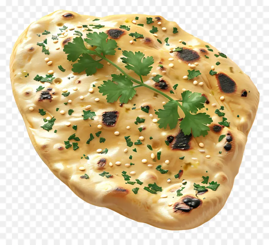 Pão Naan，Coentro PNG