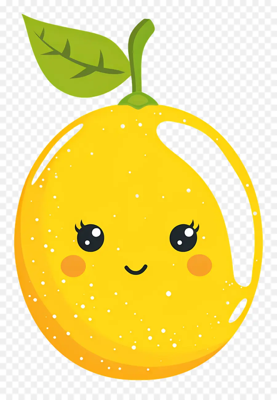 Limão Kawaii，Laranja Feliz PNG