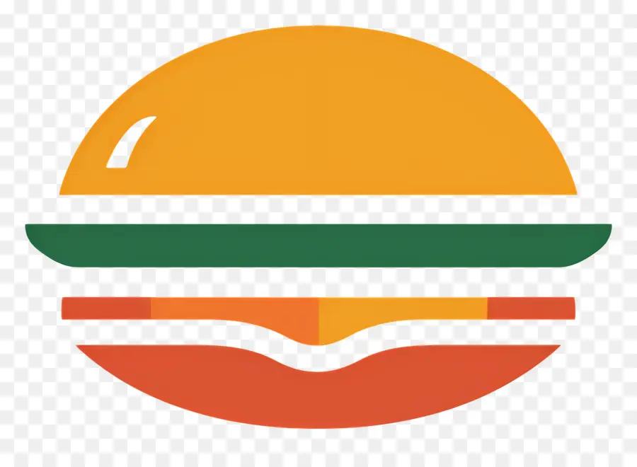 Logotipo Do Hambúrguer，Hambúrguer Minimalista PNG