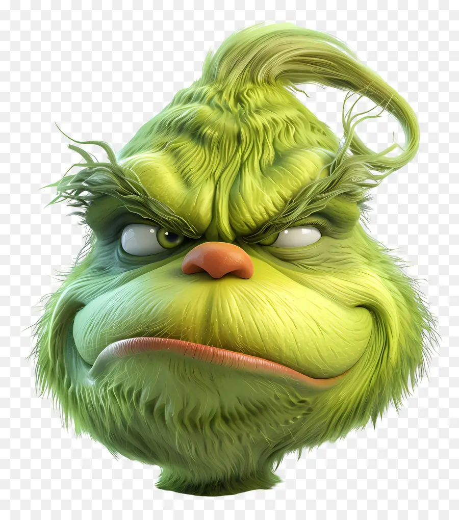 Grinch Dos Desenhos Animados，Personagem Verde Mal Humorado PNG