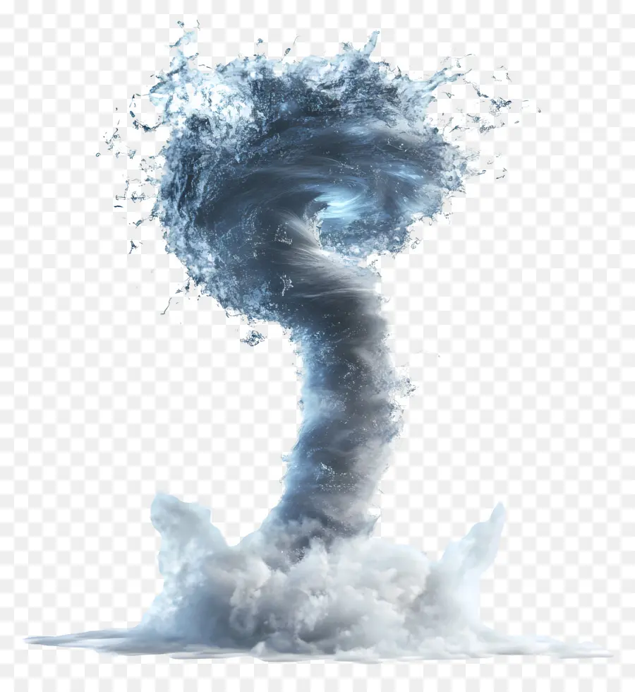 Espiral De Água，Tornado De água Realista PNG