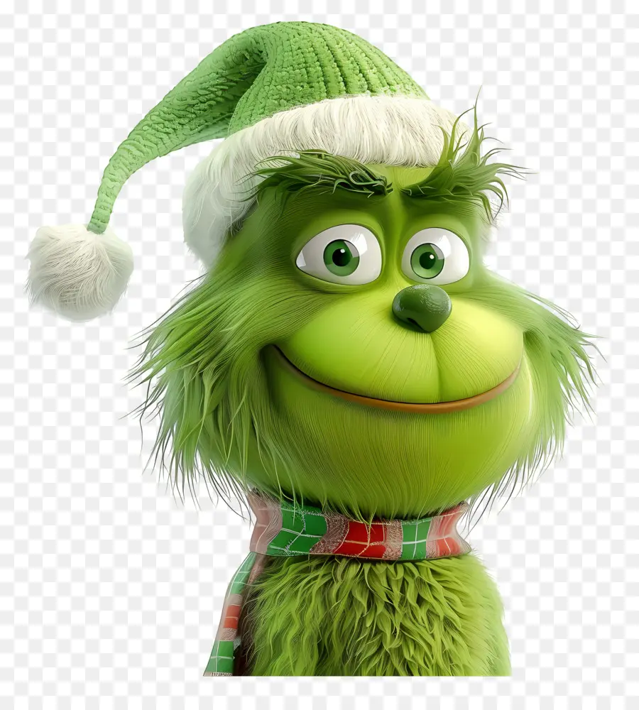 Grinch Dos Desenhos Animados，Personagem Verde PNG