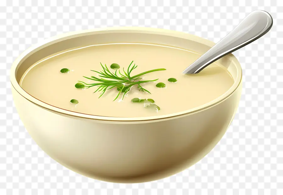 Vichyssoise，Sopa Com Endro PNG