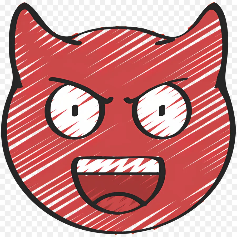 Diabo Emoji，Emoji De Diabo Furioso PNG