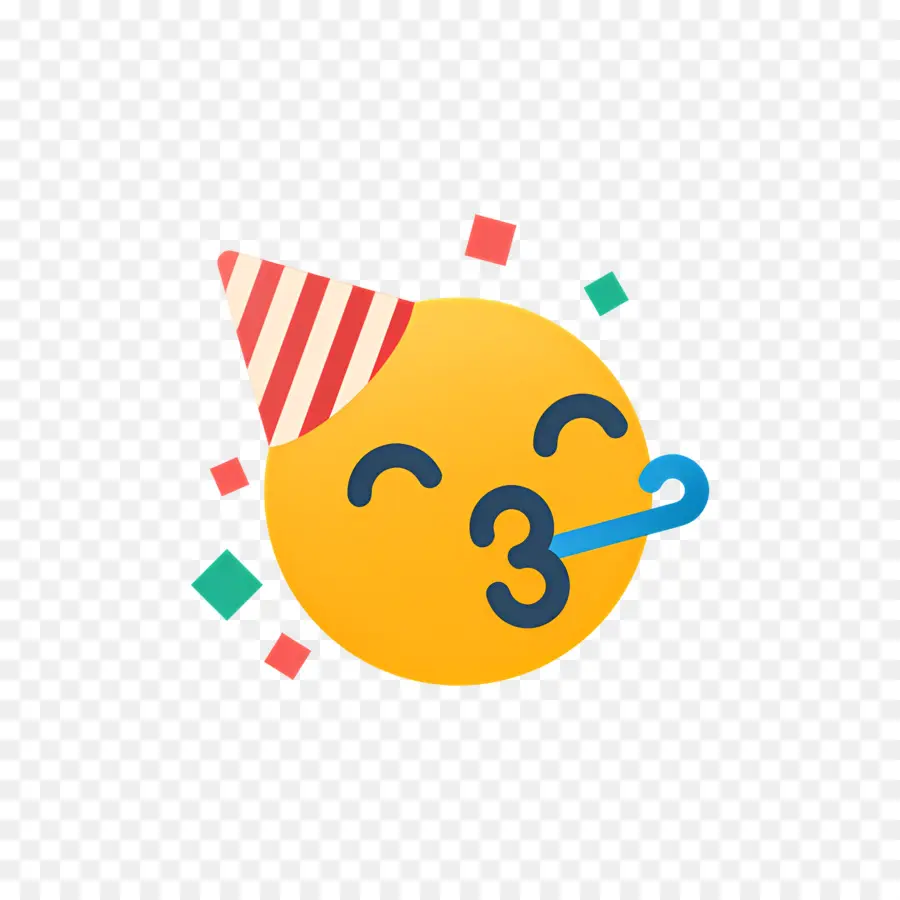 Emoji De Aniversário，Emoji De Festa PNG