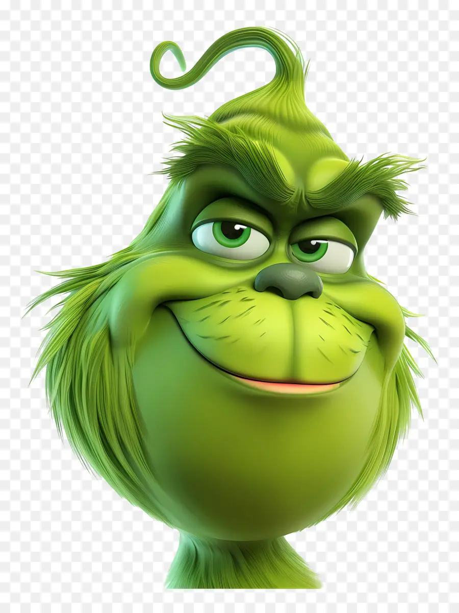 Grinch Dos Desenhos Animados，Personagem Verde Mal Humorado PNG