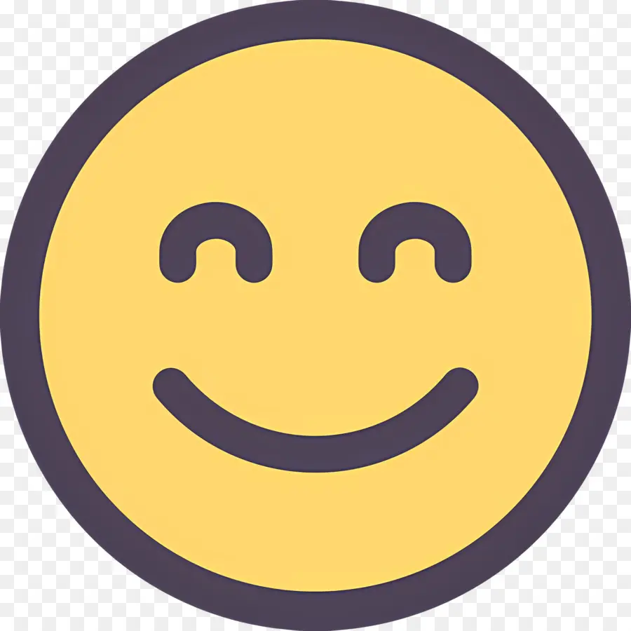 Sorria，Rosto Sorridente Amarelo PNG