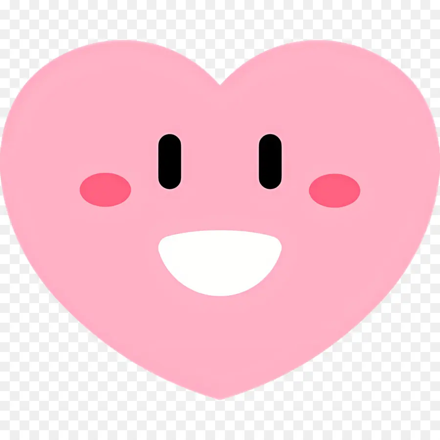 Emoji De Coração，Coração Sorridente PNG