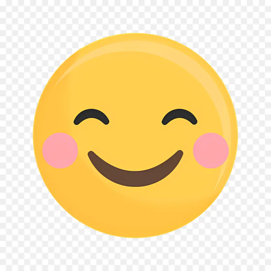 Sorria，Emoji De Olhos De Coração PNG