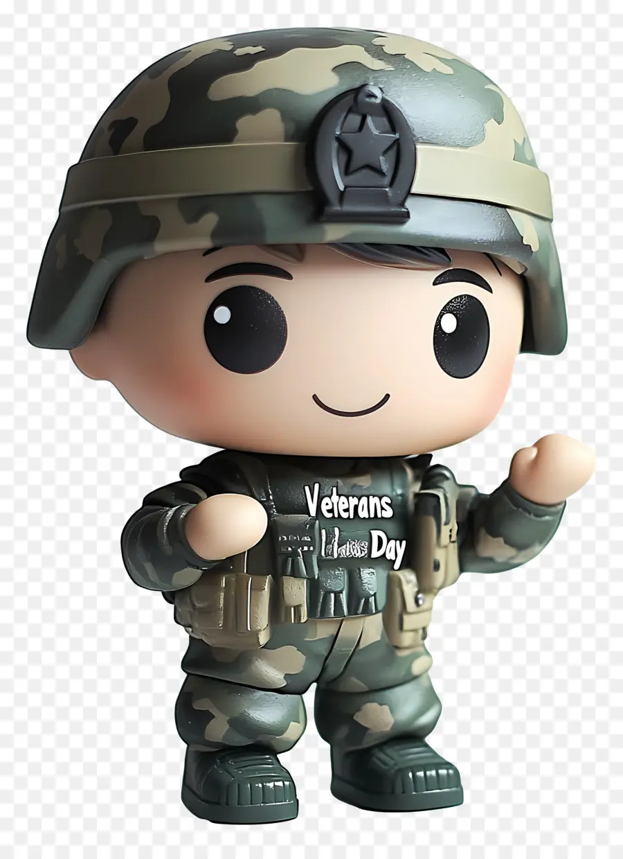 Dia Dos Veteranos，Soldado De Desenho Animado PNG