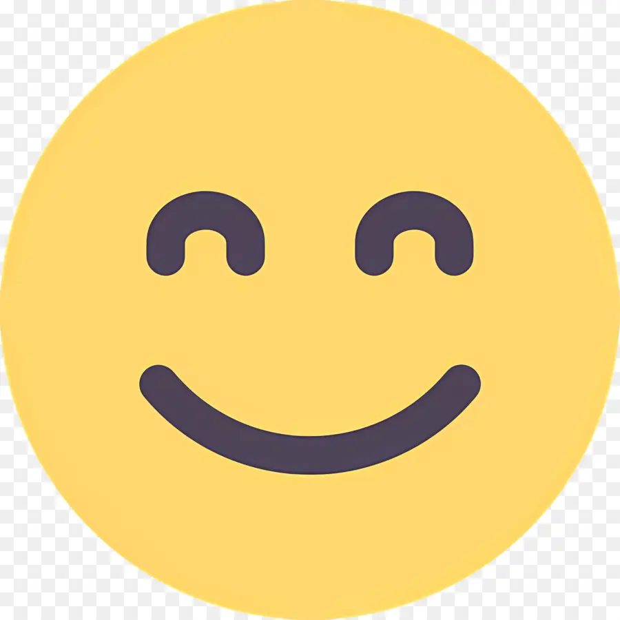 Sorria，Rosto Sorridente Amarelo PNG