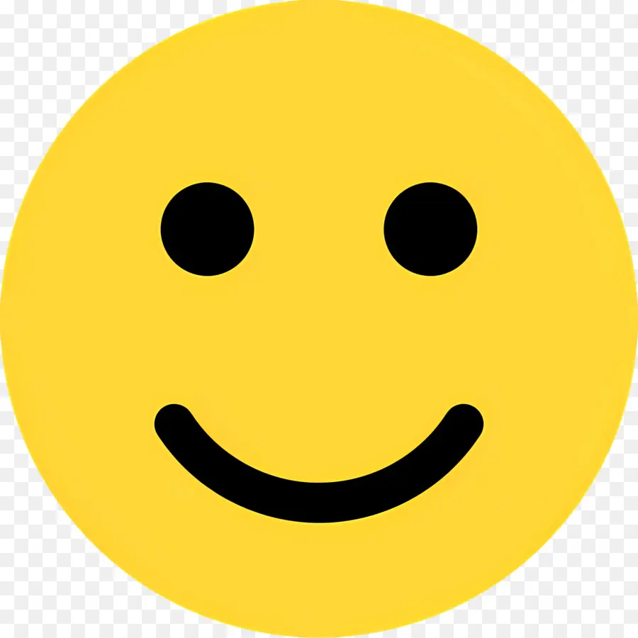 Sorria，Rosto Sorridente Amarelo PNG