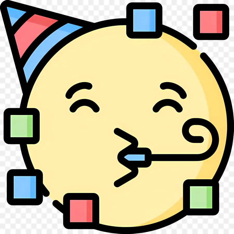 Emoji De Aniversário，Emoji De Festa PNG