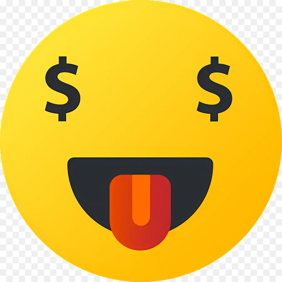 Dinheiro Emoji，Emoji De Cara De Dinheiro PNG