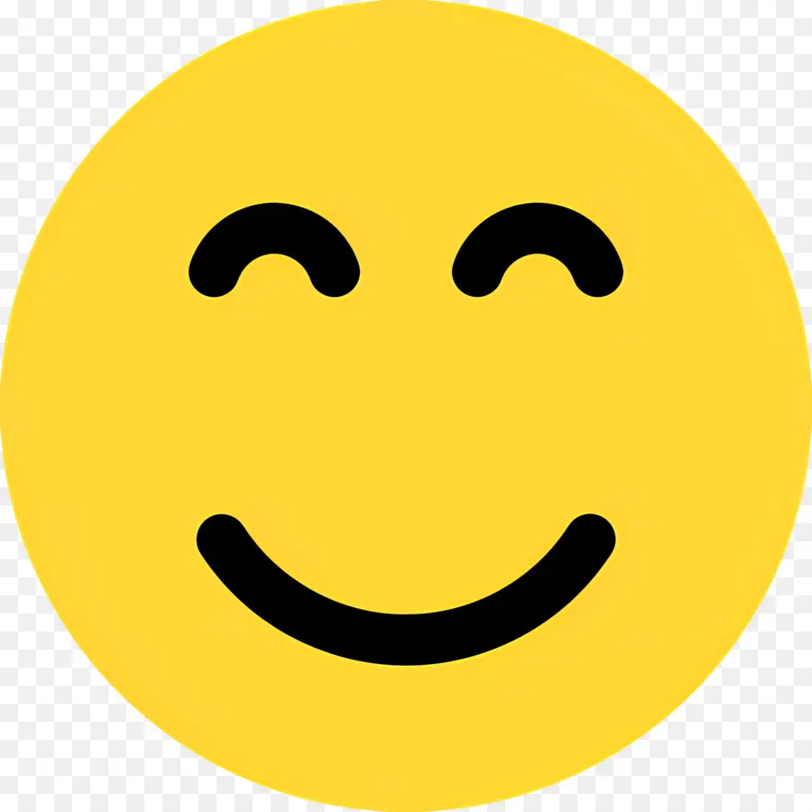 Sorria，Rosto Sorridente Amarelo PNG