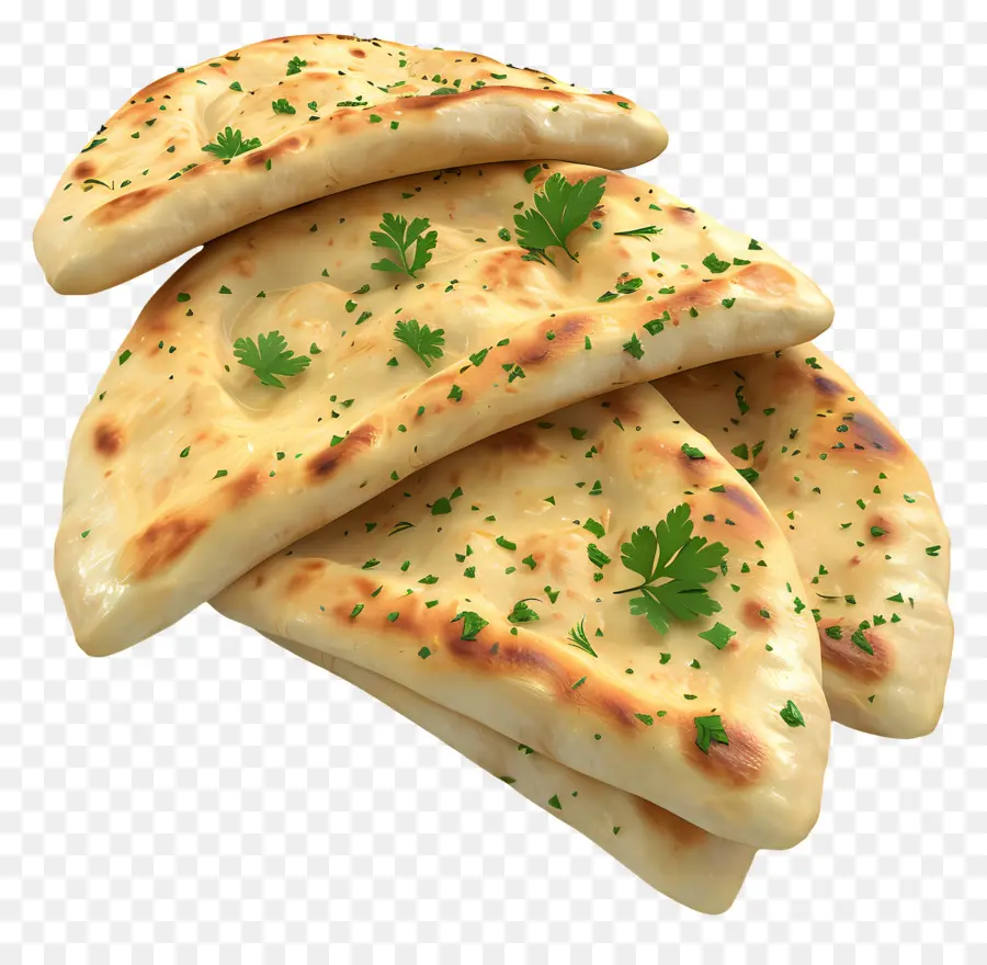 Pão Naan，Pão Achatado PNG