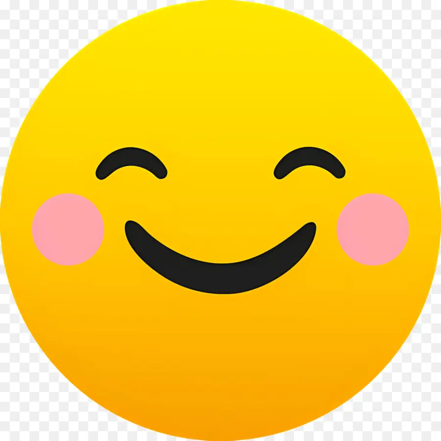 Sorria，Emoji De Olhos De Coração PNG