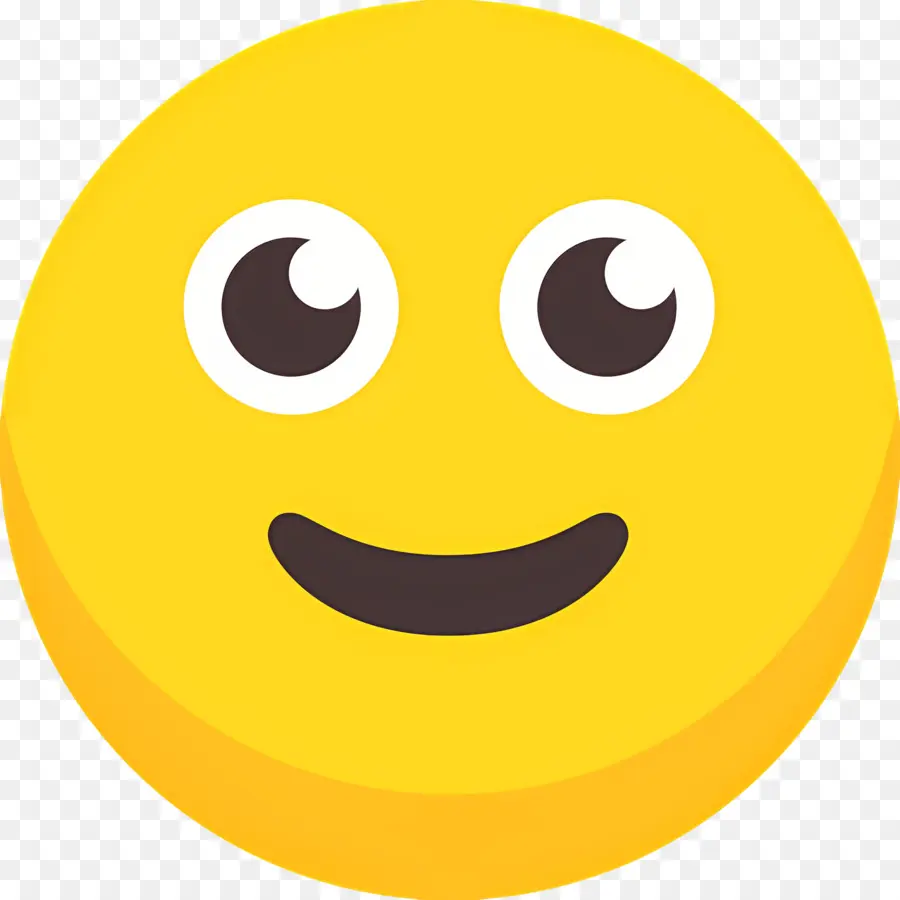 Sorria，Emoji De Olhos De Coração PNG