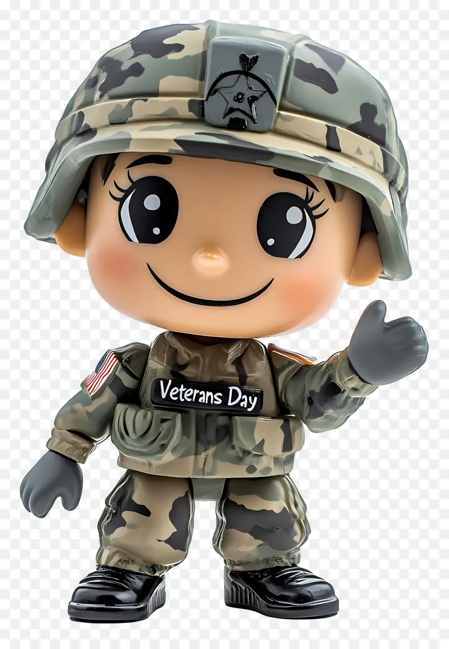 Dia Dos Veteranos，Soldado De Desenho Animado PNG