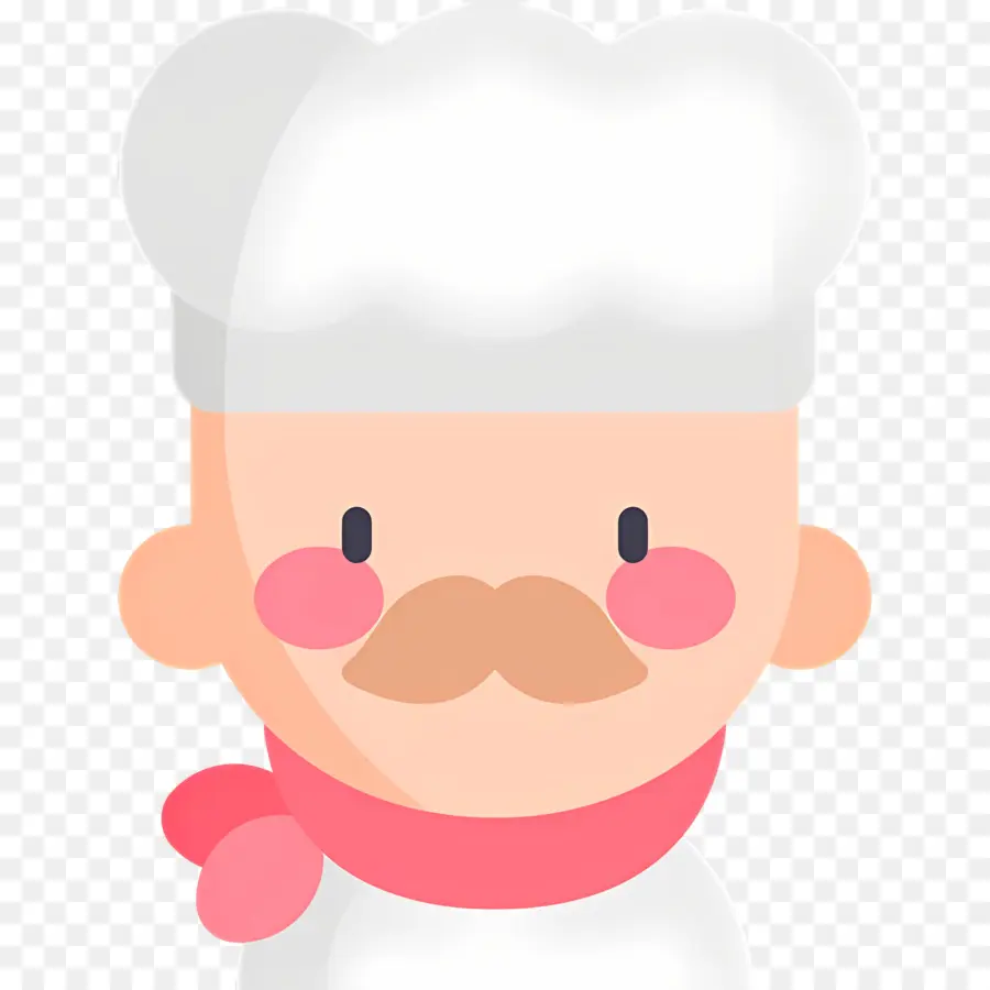 Cozinheiro，Chef Com Bigode PNG