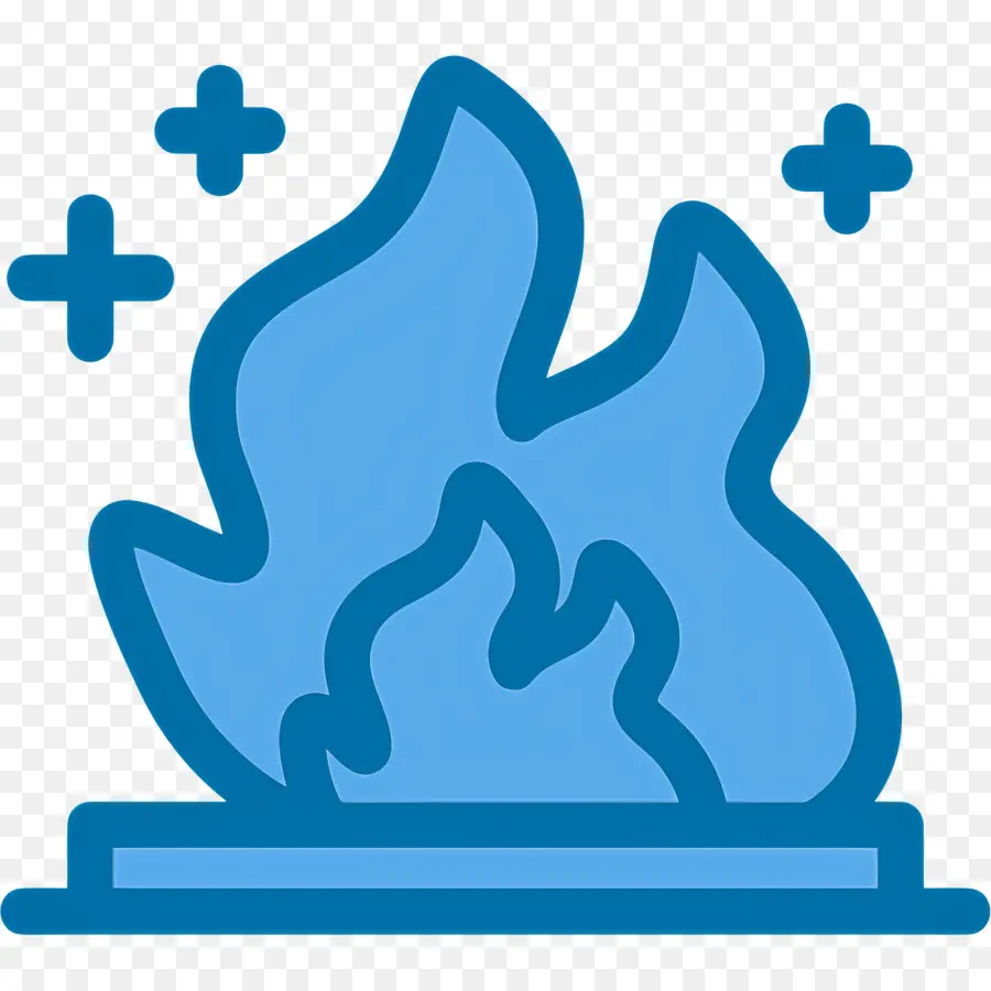 Emoji De Fogo，Fogo Azul PNG