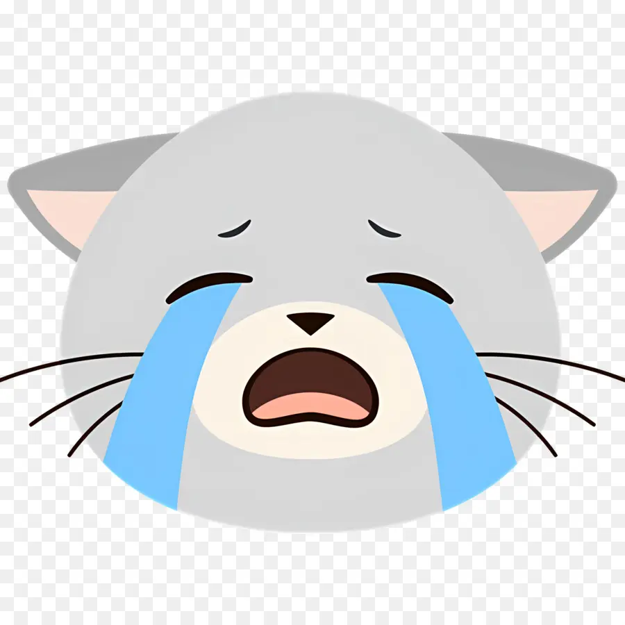 Emoji De Gato，Gato Chorando PNG