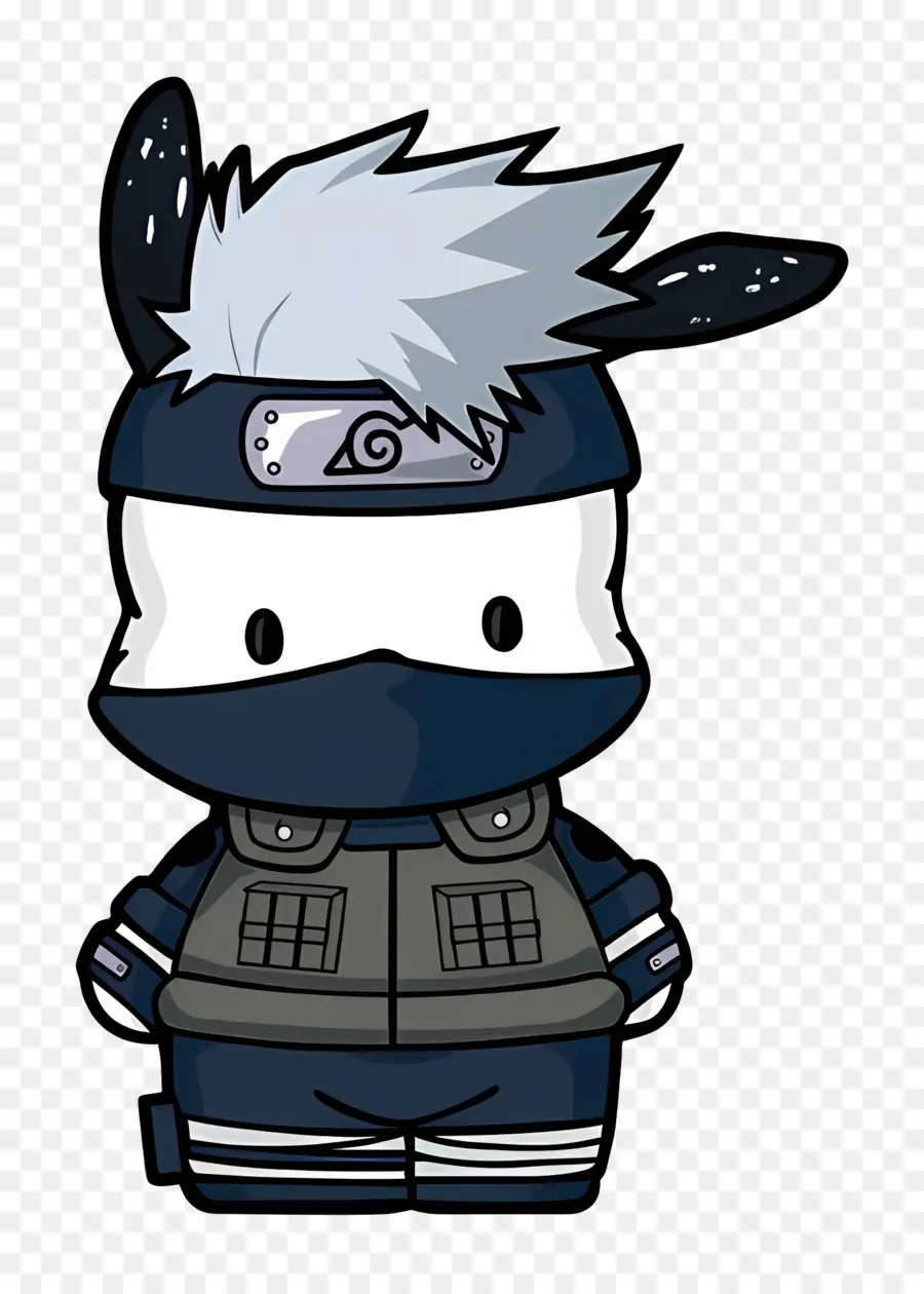 Pochacco，Cachorro Com Roupa De Ninja PNG