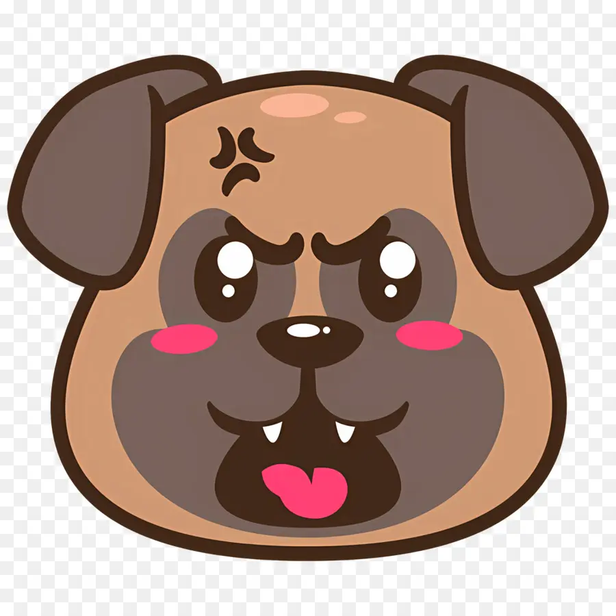 Emoji De Cachorro，Cara De Cachorro PNG