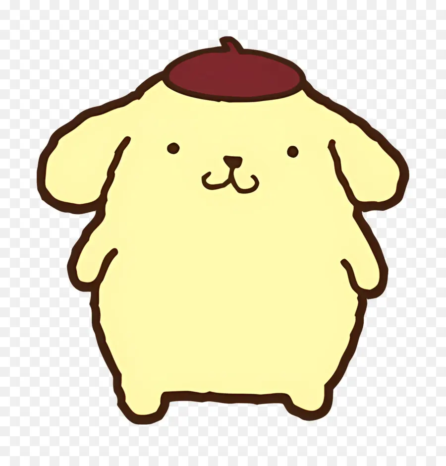 Pompompurina，Personagem Amarelo PNG