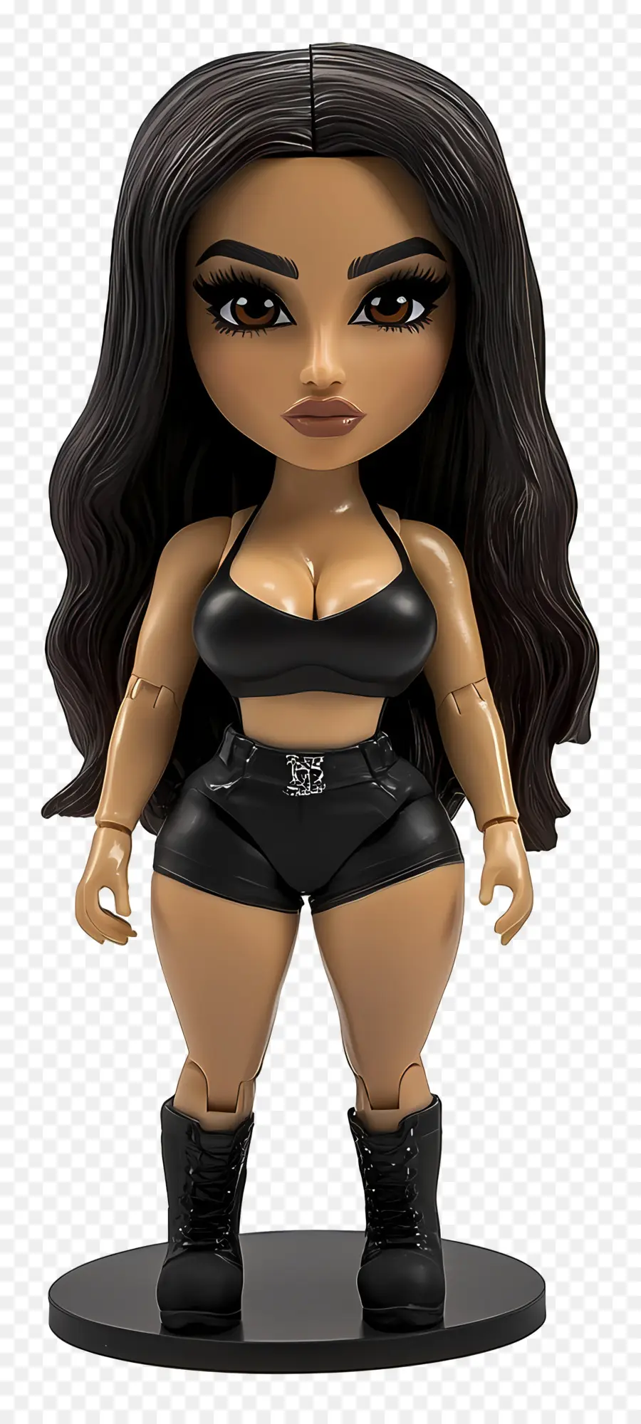 Kim Kardashian，Boneca De Cabelo Preto PNG