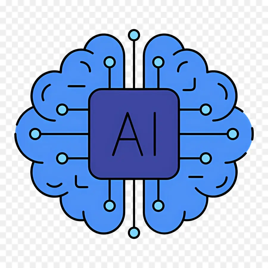 Inteligência Artificial，Cérebro De Ia PNG