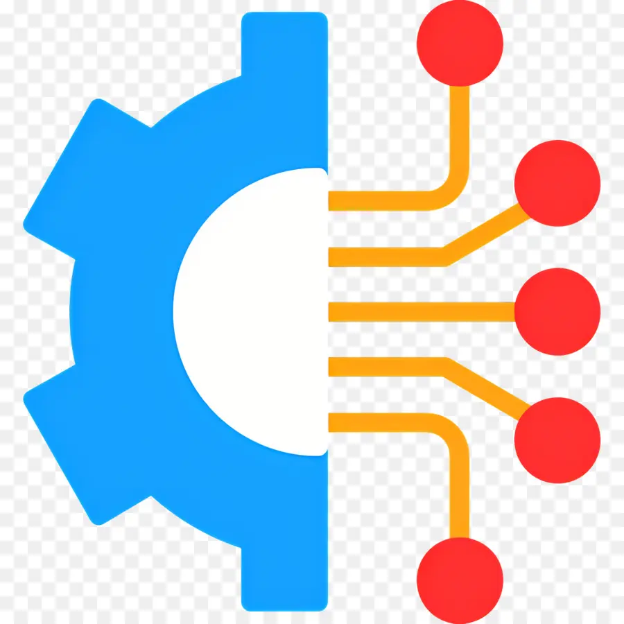 Inteligência Artificial，Engrenagens E Circuitos PNG