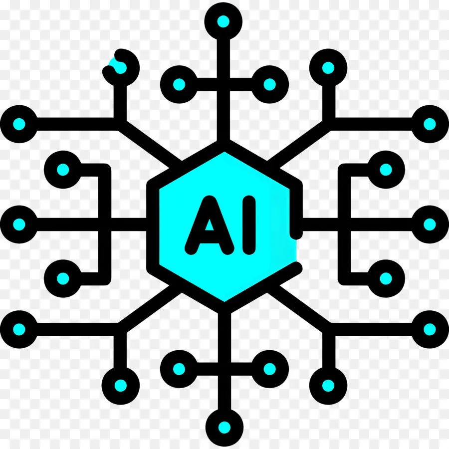 Inteligência Artificial，Rede De Ia PNG