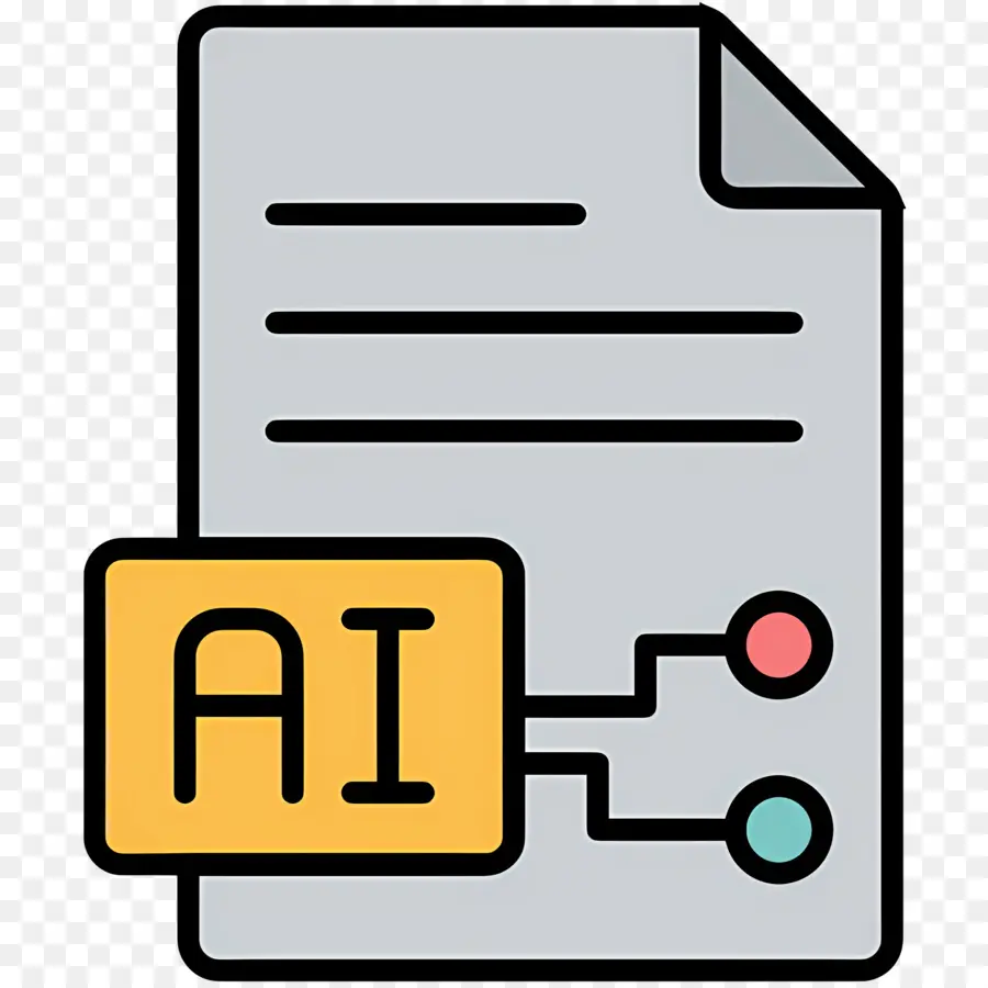 Inteligência Artificial，Documento De Ia PNG