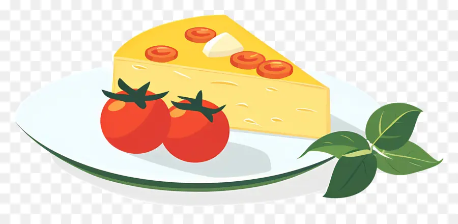 Omelete Espanhola，Fatia De Queijo PNG