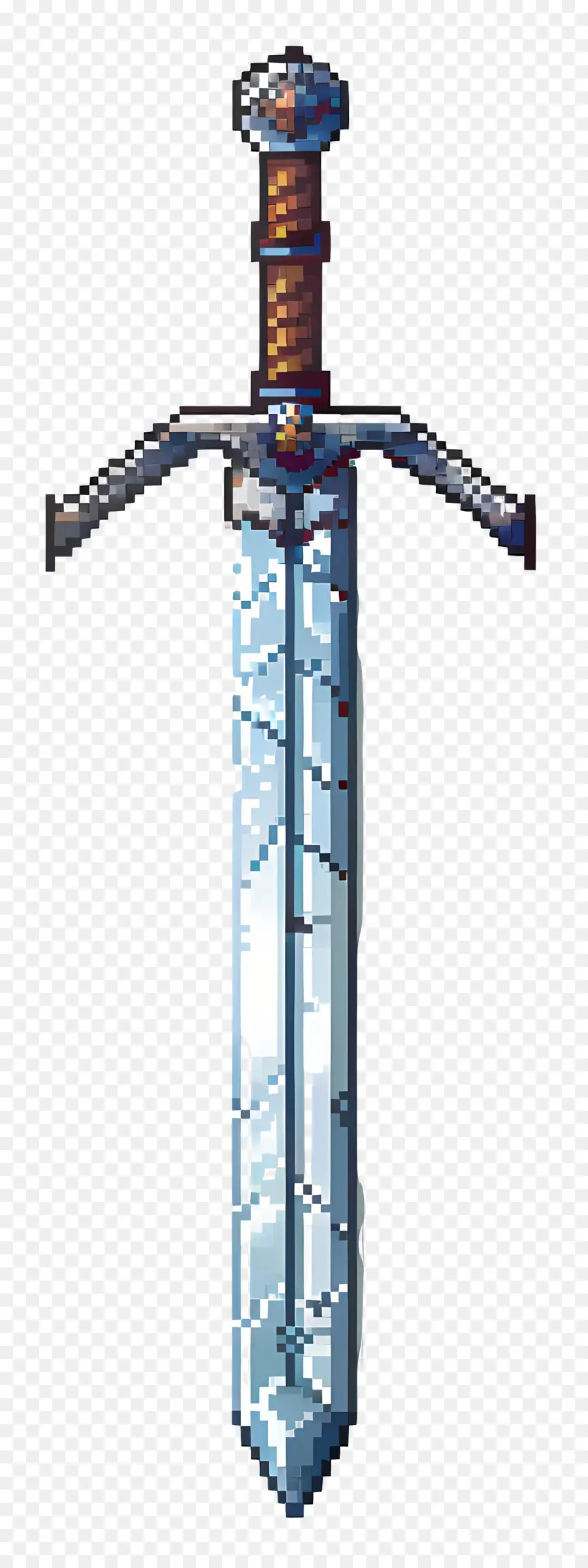 Espada Pixelada，Espada Pixel Art PNG