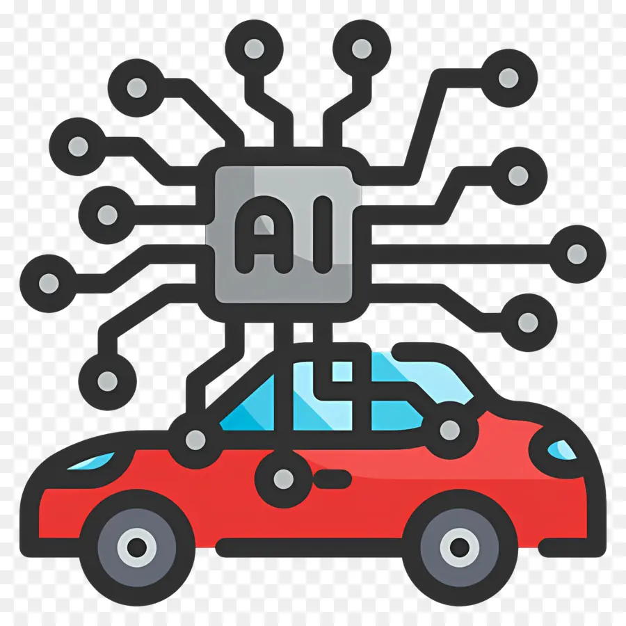 Inteligência Artificial，Carro De Ia PNG