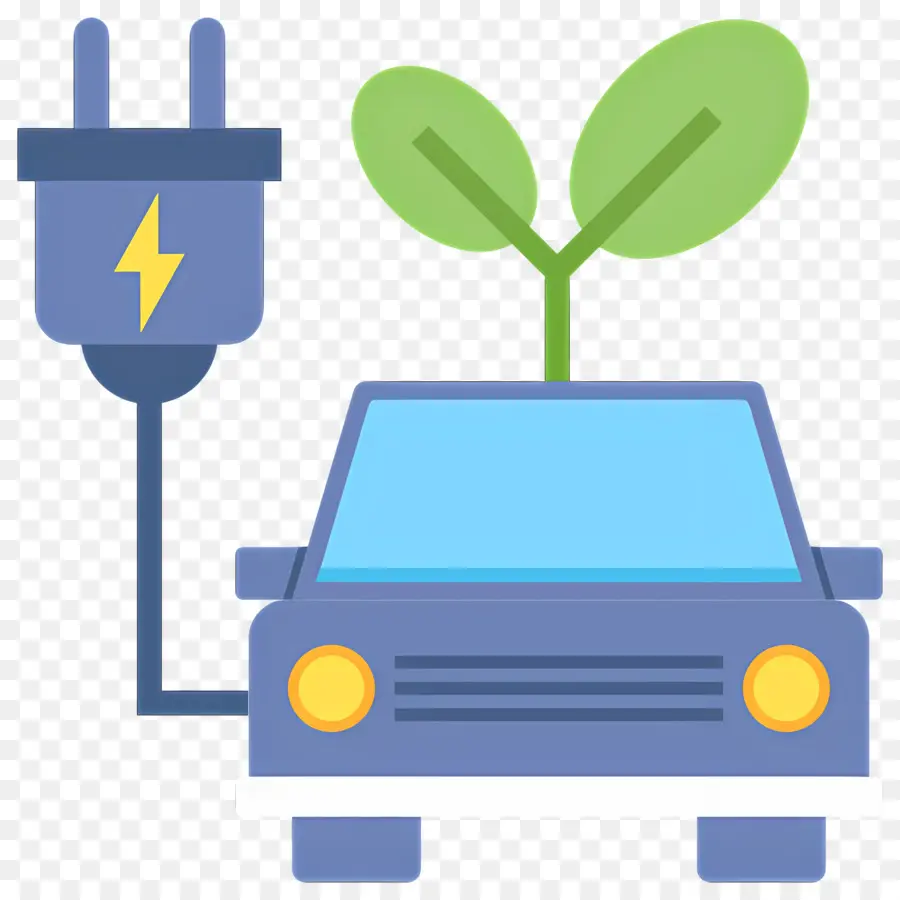 Sustentabilidade，Carro Elétrico PNG