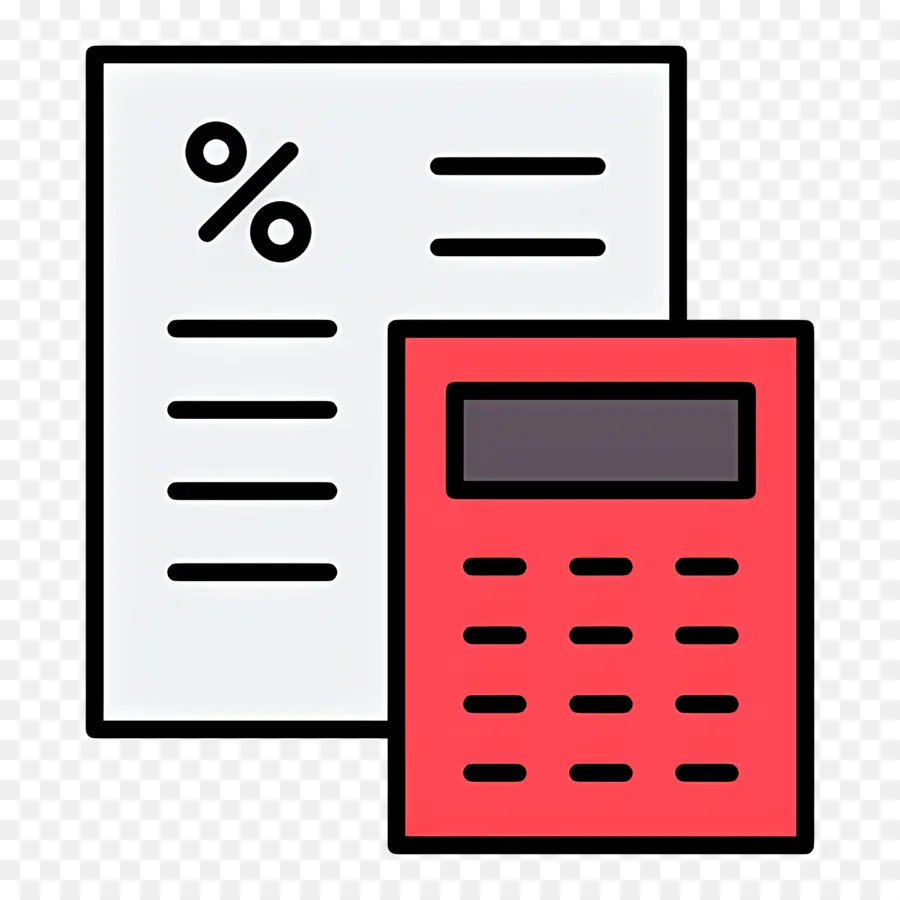 Orçamento E Finanças，Calculadora E Documento PNG