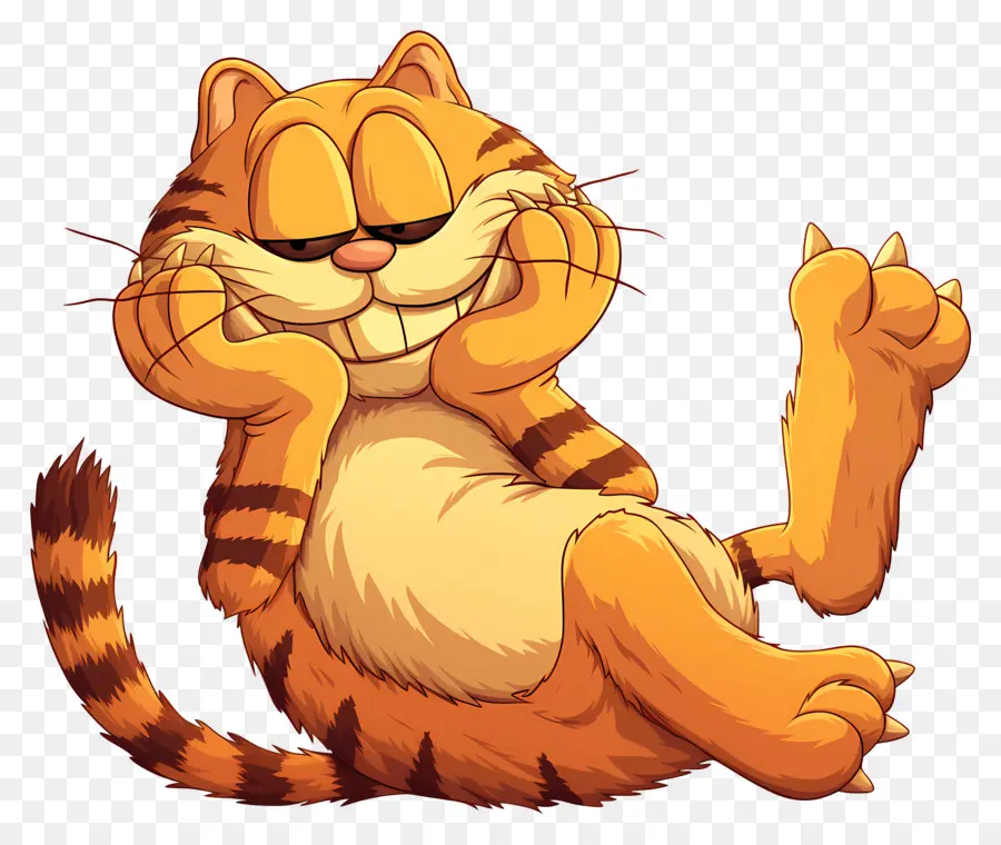 Garfield，Gato Laranja PNG