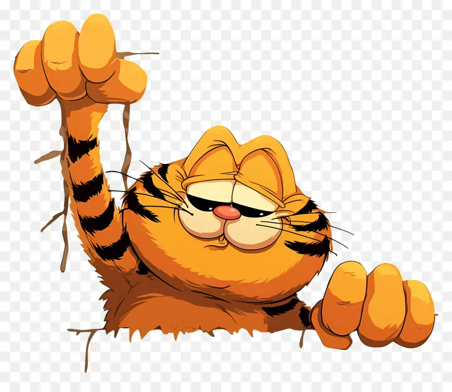 Garfield，Gato Laranja PNG