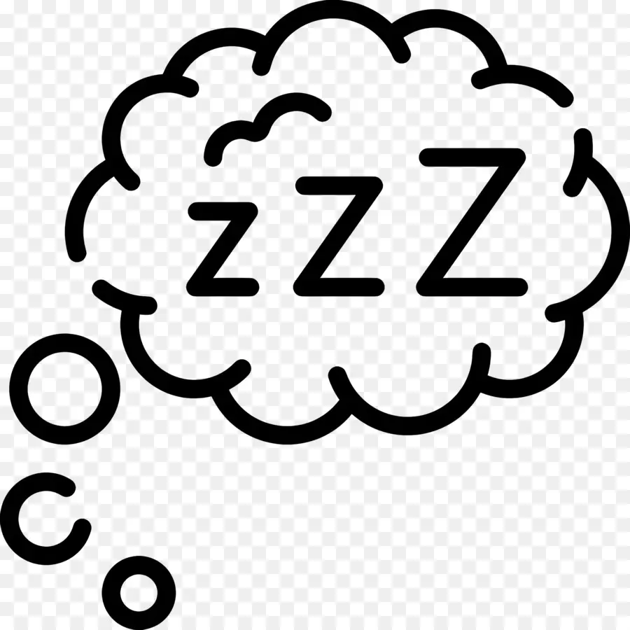 Durma Zzz，Pensamento Do Sono PNG